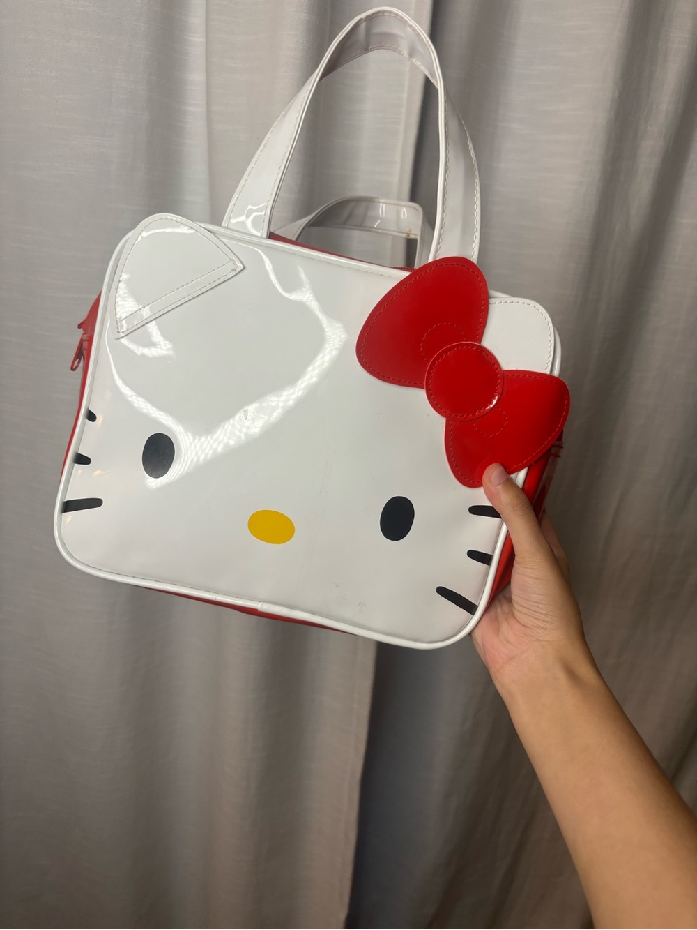 Hello Kitty White and Red Bow Tote Bag